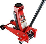 k tool international kti63131a: тяжелая гидравлическая подъемная машинка на 3 тонны для автомобилей и грузовиков с широким диапазоном подъема и поворотными задними колесиками. логотип