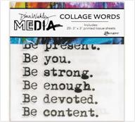 🎨 media collage word pack by ranger dina wakley logo