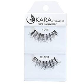 img 4 attached to 👁️ Get Glamorous with Kara Beauty's 100% Human Hair False Eyelashes Demi Wispies- DW with Adhesive (Pack of 12)