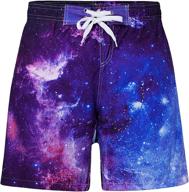 alooca running boardshorts colorful drawstring boys' clothing ~ swim logo