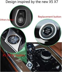 img 3 attached to Lanyun Crystal Style Engine Start Stop Switch Ignition Button Fit E Chassis Code E60 E90 E91 E92 E93 E84 E70 E71 E72 E83 E89 Accessories (Silver)