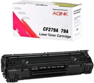 compatible cf279a toner cartridge for laserjet pro m12a, m12w, mfp m26nw, mfp m26a printers - black, 1 pack logo