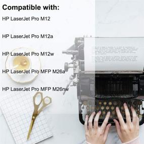 img 3 attached to Compatible CF279A Toner Cartridge for Laserjet Pro M12a, M12w, MFP M26nw, MFP M26a Printers - Black, 1 Pack