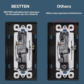 img 1 attached to 💡 Bestten Unbreakable Polycarbonate Receptacle for Industrial Electrical Wiring & Connecting: Screwless Design