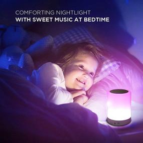 img 3 attached to 🎶 Eterichor Touch Lamp: Bluetooth-колонка, регулируемый свет и цветовая ночная подсветка - идеальные подарки для женщин, детей и мужчин.