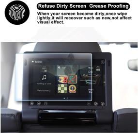 img 1 attached to 📺 [2 шт.] Защитное стекло для заднего сиденья телевизора Chrysler Pacifica Display Rear Seat TV 2016-2018, HD Clear Закаленное стекло Ultra HD с экстремальной четкостью (10-дюймовый экран заднего сиденья)