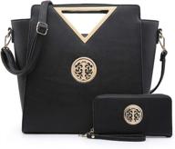 👜 fashion satchel set: handbag triangle, matched with women's handbags & wallets for satchels logo