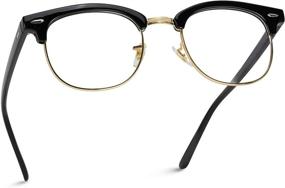 img 4 attached to Retro-chic Reinvented Rimmed Glasses