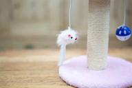 gjk pets cat tree and scratching post - adorable kitten tree and post made from sisal and plush - perfect scratcher and toy for your purr-babies logo