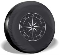 wind rose compass spare tire cover waterproof dust-proof uv sun wheel tire cover fit for jeep logo