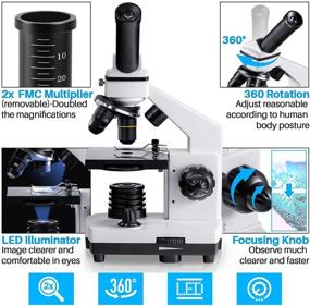 img 1 attached to 🔬 Enhanced Biological Educational Accessories for Microscope Magnification