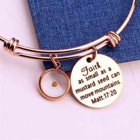 img 3 attached to 🌼 Unique Mustard Bracelet Jewelry: Unleashing Christian Inspiration for Girls