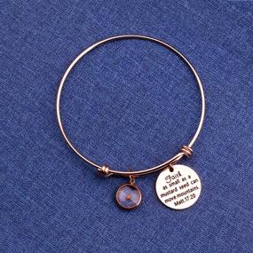 img 2 attached to 🌼 Unique Mustard Bracelet Jewelry: Unleashing Christian Inspiration for Girls