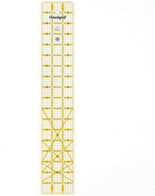 img 1 attached to Accurate and Versatile: Omnigrid 3 Inch By 18 Inch Angles Ruler - Essential Tool for Precise Measurements