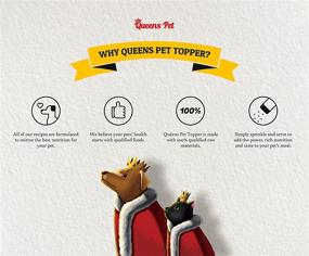 img 1 attached to 🐾 Queens Pet Topper Series: Premium Flavor & Nutrition Pet Food Seasoning for Dogs & Cats