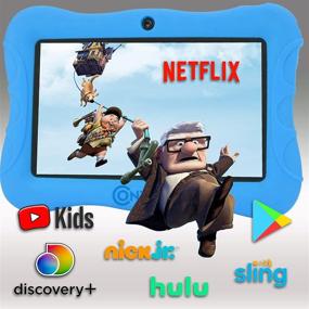 img 2 attached to 📚 Планшет Contixo Kids V9: 7-дюймовый HD с камерой, родительским контролем - Android 10, 32 ГБ, WiFi - Учебный планшет, утвержденный учителями для детей от 3 до 7 лет с защитным чехлом для детей - синий