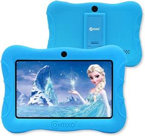 img 4 attached to 📚 Планшет Contixo Kids V9: 7-дюймовый HD с камерой, родительским контролем - Android 10, 32 ГБ, WiFi - Учебный планшет, утвержденный учителями для детей от 3 до 7 лет с защитным чехлом для детей - синий