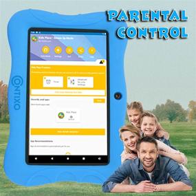img 1 attached to 📚 Планшет Contixo Kids V9: 7-дюймовый HD с камерой, родительским контролем - Android 10, 32 ГБ, WiFi - Учебный планшет, утвержденный учителями для детей от 3 до 7 лет с защитным чехлом для детей - синий