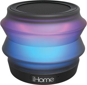 img 4 attached to 🔊 iHome iBT62B Portable Bluetooth Speaker - Collapsible, Color Changing, Speakerphone & Melody, Voice-Powered Music Assistant