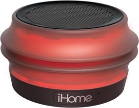 img 2 attached to 🔊 iHome iBT62B Portable Bluetooth Speaker - Collapsible, Color Changing, Speakerphone & Melody, Voice-Powered Music Assistant