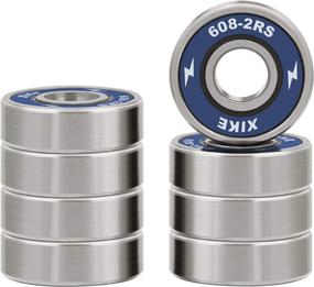 img 3 attached to XiKe 16 Pcs 608-2RS Skateboard Bearings: High Speed, Smooth & Durable Replacement for Longboards, Inline Skates, Rollerblades, and More!