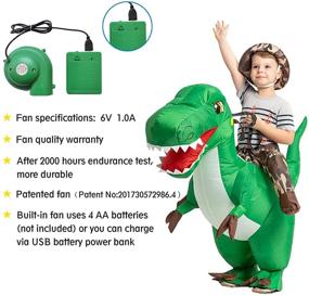 img 1 attached to 🦖 Halloween GOOSH Dinosaur Inflatable Costume