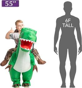 img 3 attached to 🦖 Halloween GOOSH Dinosaur Inflatable Costume