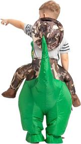 img 2 attached to 🦖 Halloween GOOSH Dinosaur Inflatable Costume
