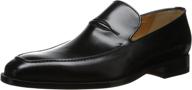 ferrini mens 3877 loafer black men's shoes logo