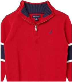 img 1 attached to 👕 Large Boys' Nautica Pullover Sweater – Boys' Clothing for Sweaters