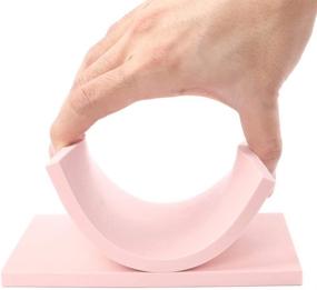 img 1 attached to 🌸 SGHUO 8 Pcs 4"x6" Pink Rubber Carving Block Stamp Making Kit: A Soft and Easy-to-Carve Solution for Printmaking and Rubber Crafts