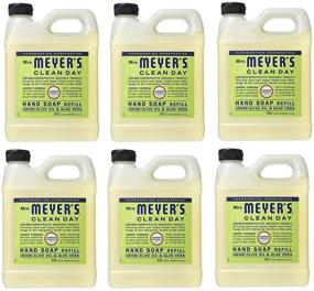 img 3 attached to 🌍 Earth Friendly Mrs. Meyers Liquid Hand Soap Refill 33 Oz Lemon Verbena Scent - Pack of 6: A Sustainable Solution for Clean and Refreshed Hands