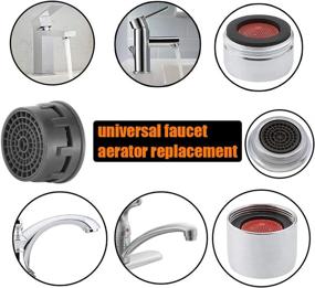 img 1 attached to 💧 JQK Faucet Aerator Insert, 4.75 GPM Bathroom Replacement Parts 10 Pack - FAG-P10