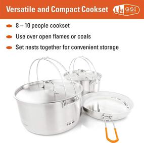 img 3 attached to GSI Outdoors Glacier Stainless Cookware