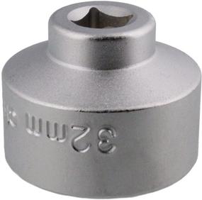 img 3 attached to 🔧 ABN 32мм Метрический низкопрофильный ключ для масленого фильтра - гнездо из хром-ванадиевой стали для легкого снятия крышки картриджного корпуса типа лоция