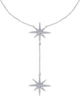 💎 savlano zirconia starburst pendant necklace: exquisite girls' jewelry logo