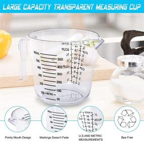 img 1 attached to Measuring Stackable Stainless Transparent Parent Child