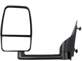 img 4 attached to 🔍 SCITOO Door Mirror Driver Side: Chevy/GMC Exterior Accessories 2003-2011 Express Savana Van 1500/2500/3500/4500 - Manual Control