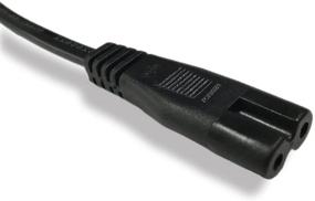 img 1 attached to 🔌 UL Listed 2-штырьковый сетевой кабель длиной 6 футов для TCL Roku Smart LED LCD HD TV