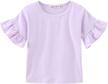 colorful childhood short sleeve t shirts mini green girls' clothing and tops, tees & blouses logo
