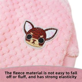 img 1 attached to 🐶 Cute Pink Winter Dog Sweaters for Small Dogs: Keep Your Chihuahua, Poodle, Yorkie, or Pug Warm in Cold Weather!