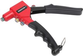 img 2 attached to 🔴 Efficient and Durable Arrow RT188M One Hand Rivet Tool in Striking Red/Black Finish