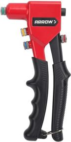 img 4 attached to 🔴 Efficient and Durable Arrow RT188M One Hand Rivet Tool in Striking Red/Black Finish