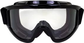 img 3 attached to Windshield Padded Goggles: Clear Lenses, Anti-Fog Coating, ANSI Z87.1 Safety Standards