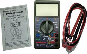 img 2 attached to High-Performance Large-Screen Digital Multimeter - Voltage Resistances Currents Transistors (hFE) Square Wave Output Diode & Audible Continuity Tester with Buzzer