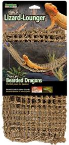 img 4 attached to 🦎 Explore the Penn-Plax Reptology Lizard Loungers: Premium Seagrass Fiber for Bearded Dragons, Anoles, Geckos, and More!