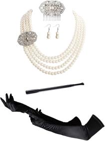 img 4 attached to Hepburn Golightly Breakfast Tiffanys Accessory Women's Jewelry
