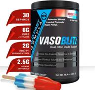 💪 vasoblitz award-winning nitric oxide pre-workout supplement for muscular endurance - no3t arginine nitrate, l-citrulline, betaine anhydrous, calcium lactate - caffeine-free (30 servings, rocket pop flavor) logo