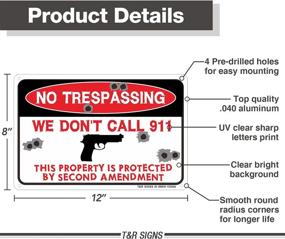 img 3 attached to Ultimate Protection: Trespassing Protected Amendment Waterproof Pre Drilled