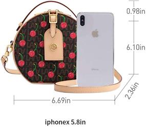 img 3 attached to 👜 ФЕСТИН Узорные женские сумки: стильные сумки-мессенджеры на плечо и кошельки
